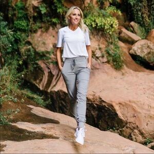 ZYIA Active Women’s Ascend‎ Trail Joggers Gray Medium